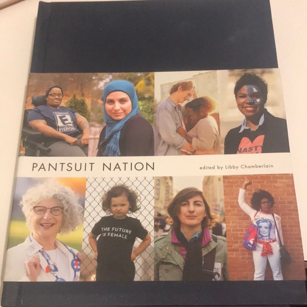 Pantsuit Nation Hardcover Book - Navy with Multicolor Cover Photos